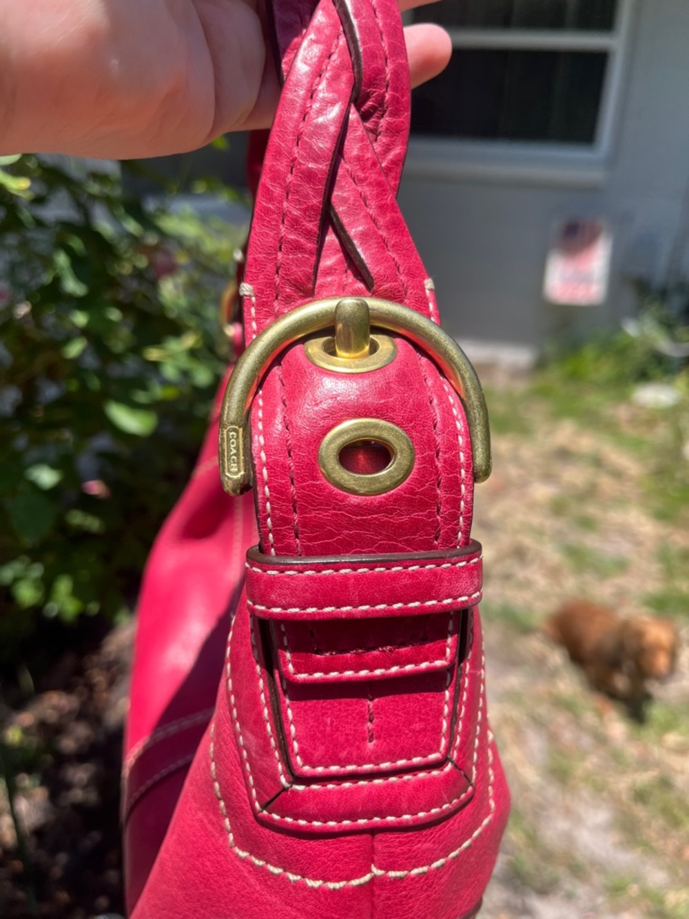 Coach Pink Dylan Soho Hobo Leather Hobo Bag - Picture 3 of 8